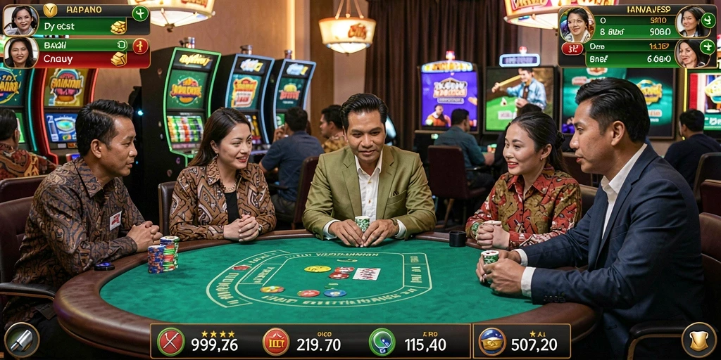 harta11 - Tampilan karakter yang beragam di dalam game.